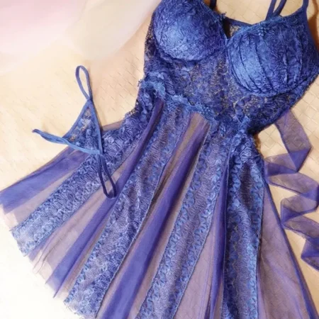 لانجري بيبي دول شفاف شيفون 303