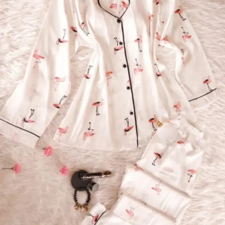 بجامة ستان عرايس 608