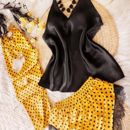 بجامة ساتان  3 قطع 992