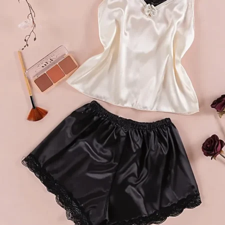 هوت شورت ساتان قصير 3019