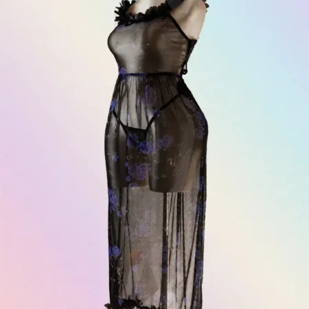 لانجري سوبر سكسي شيفون 985