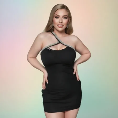 لانجري فستان سكسي قصير فاخر 54