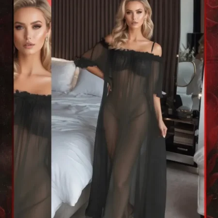 لانجري طويل شيفون 430