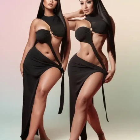 45 لانجري سوبر سكسي اسود