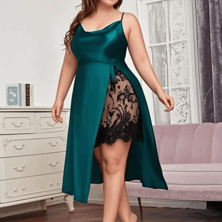 لانجري ساتان مع دانتيل 6019