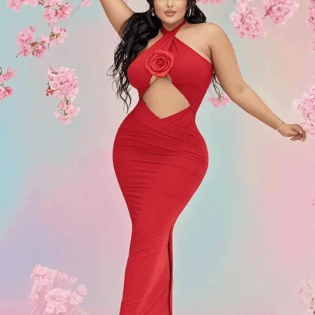 فستان لانجري طويل شيفون شفاف 47