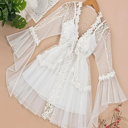 روب صباحي دانتيل 1046