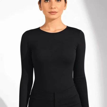 بادي أساسي 100% قطن – كم طويل