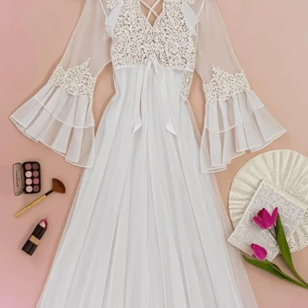 لانجري شيفون صباحية 3009