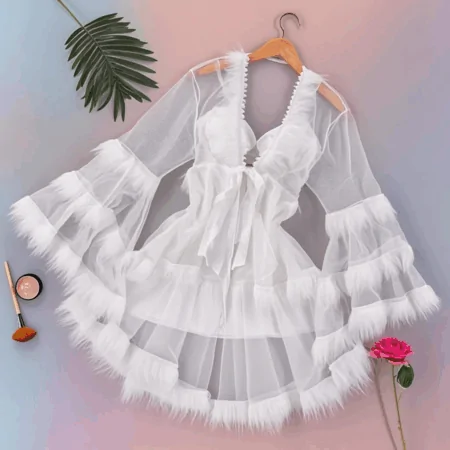 لانجري صباحية شيفون 4002