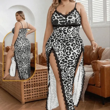 فستان نوم بلس سايزتايجر 56