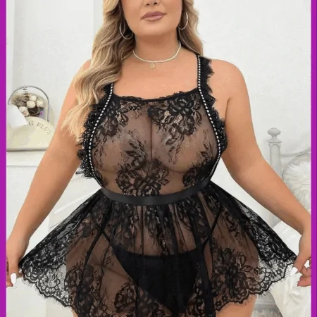 لانجري شيفون مقاس خاص 509