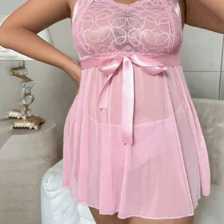 لانجري شيفون بلس سايز 501