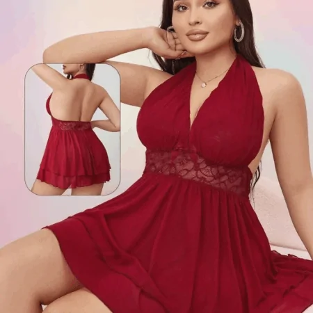 لانجري مقاسات كبيرة شيفون 510